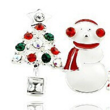 Christmas Jewelry/Christmas Earring/Christmas Snowman (XER13366)